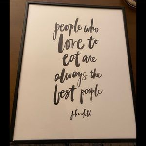 Julia Child Quote Art Print